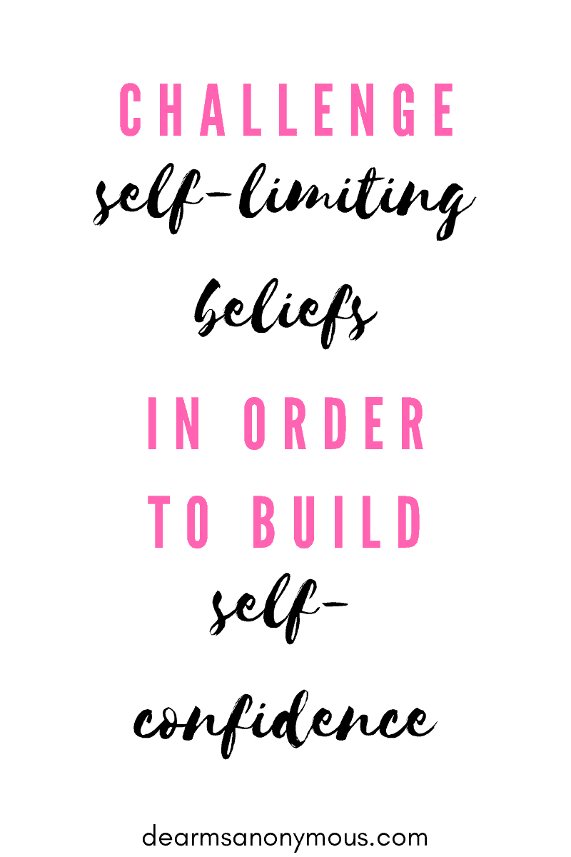Challenging self-limiting beliefs allows you to build self-confidence brick by brick.
