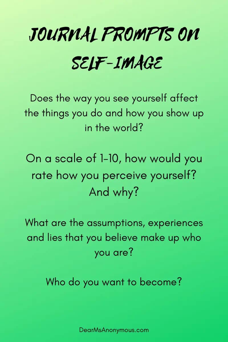 Uncovering your self-image - Dear Ms Anonymous