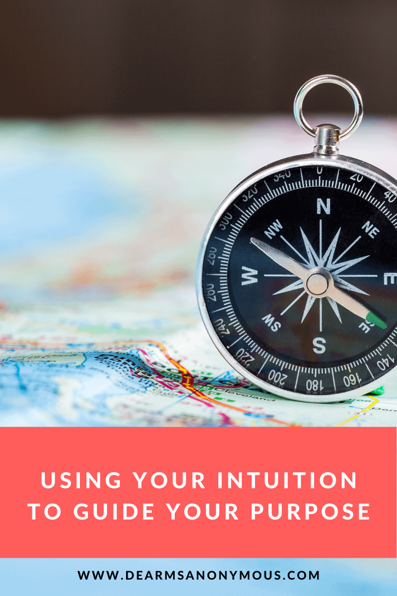 Allow your intuition to guide you in finding your purpose